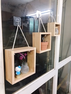 Kệ 3 ô vuông trang trí