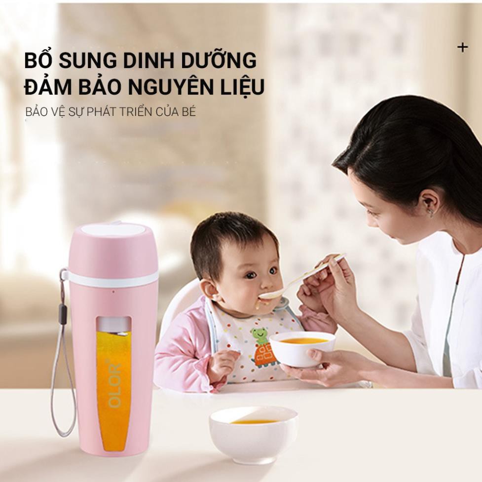 [Mua ngay] Máy Xay Sinh Tố Mini Cầm Tay MIANZ, 4-6 LƯỠI DAO - Dung tích 400Ml - PIN 4000MAh,30W - BH 3 tháng HIP MART