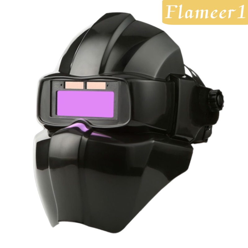 [Flameameer1] Mũ Bảo Hiểm Hàn Điện Năng Lượng Mặt Trời Tự Động Tối Có Thể Điều Chỉnh