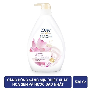 SỮA TẮM DOVE 530 CĂNG BÓNG SÁNG MỊN