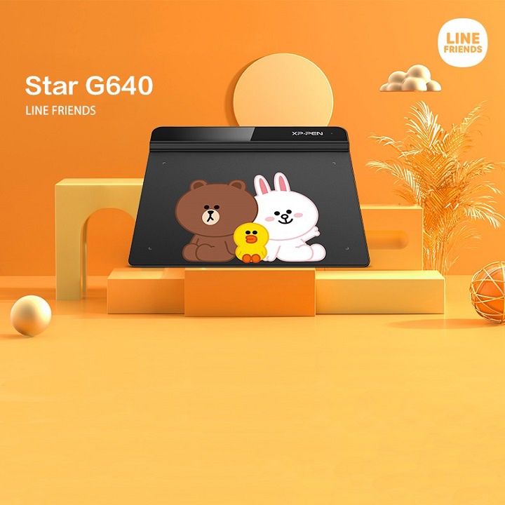 Combo Bảng Vẽ Điện Tử XP-Pen Star G640 Siêu Mỏng + Tai Nghe Thể Thao Không Dây Bluetooth M165