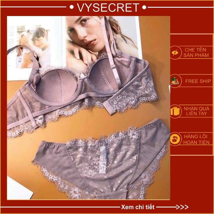 BỘ ĐỒ LÓT REN,SÉT NỘI Y  CAO CẤP MÚT MỎNG CÓ GỌNG SEXY ÔM NGỰC C1245 | WebRaoVat - webraovat.net.vn