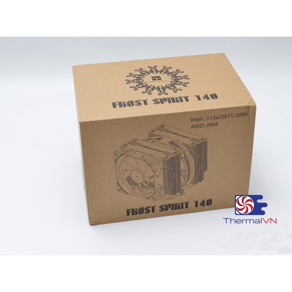 Quạt tản nhiệt cpu Thermalright Frost Spirit FS140 - 4 ống mạ Nickel, tản tháp 2 quạt, đối thủ của Noctua NH-D15