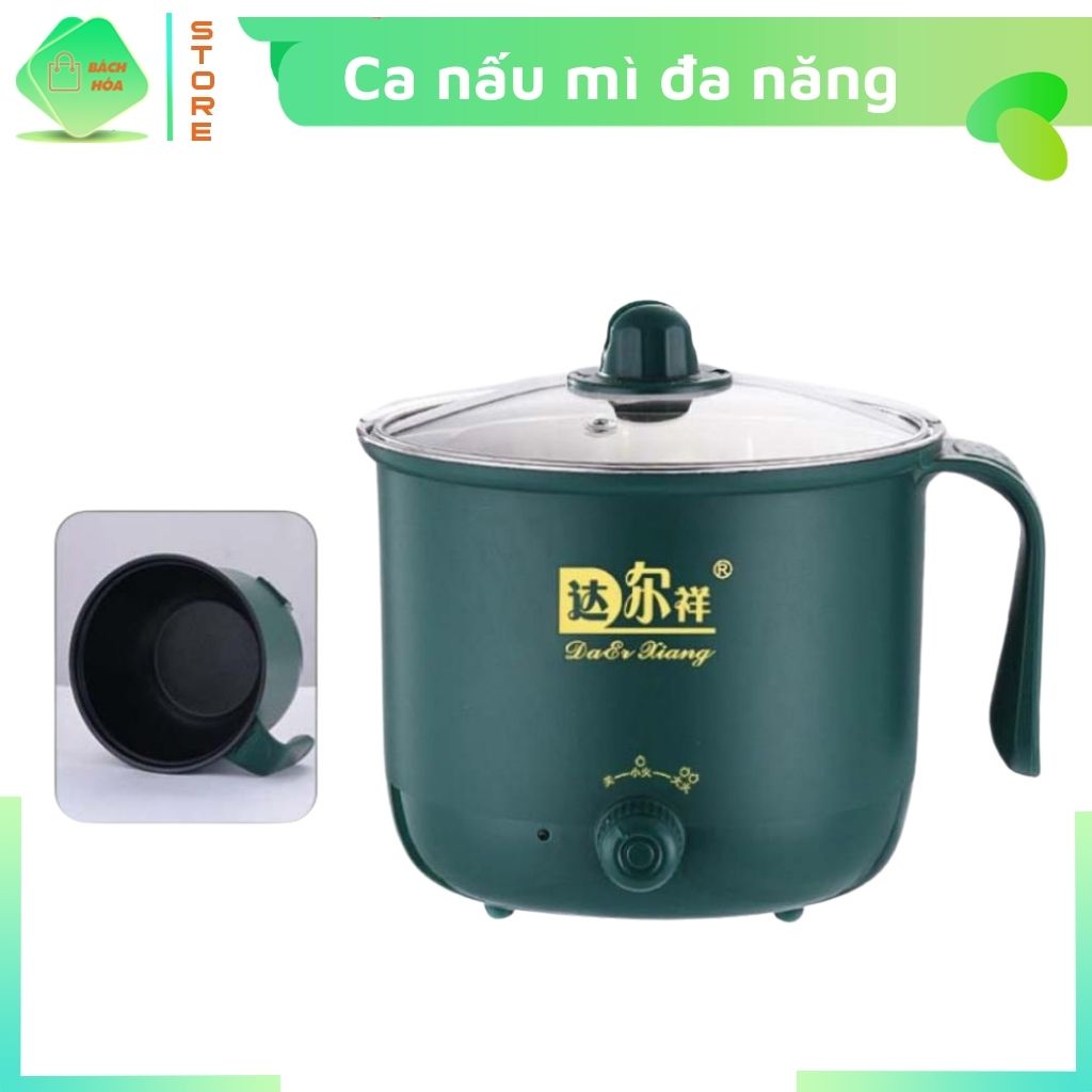 Ca Nấu Mì, Nồi Lẩu Điện Mini 2 Tầng Đa Năng 2 Tầng( Chiên, Hấp, Xào,....) Cao Cấp