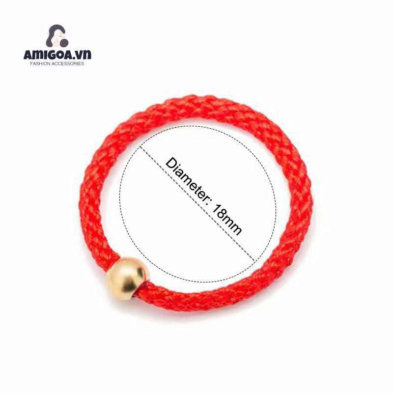 ✨✨Nhẫn Đeo Tay Dây Bện Đính Hạt Vàng Đen Nhỏ Thời Trang Cho Nữ/Sinh Viên/Bạn Bạn Thân