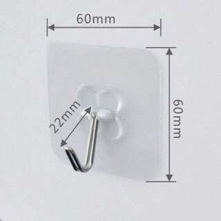 [Combo 10 móc] Móc dán tường siêu dính