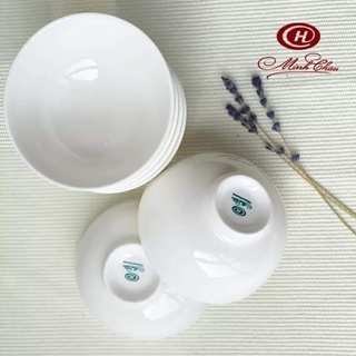 Bộ 10 Bát (chén) đĩa sứ Minh Châu, Sứ Hảo Cảnh