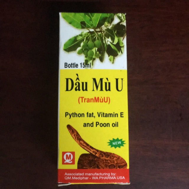 Dầu mù u TRANMUU 15ml