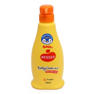 Wesser - Sữa tắm gội 2 in 1 nắp cam 500ml