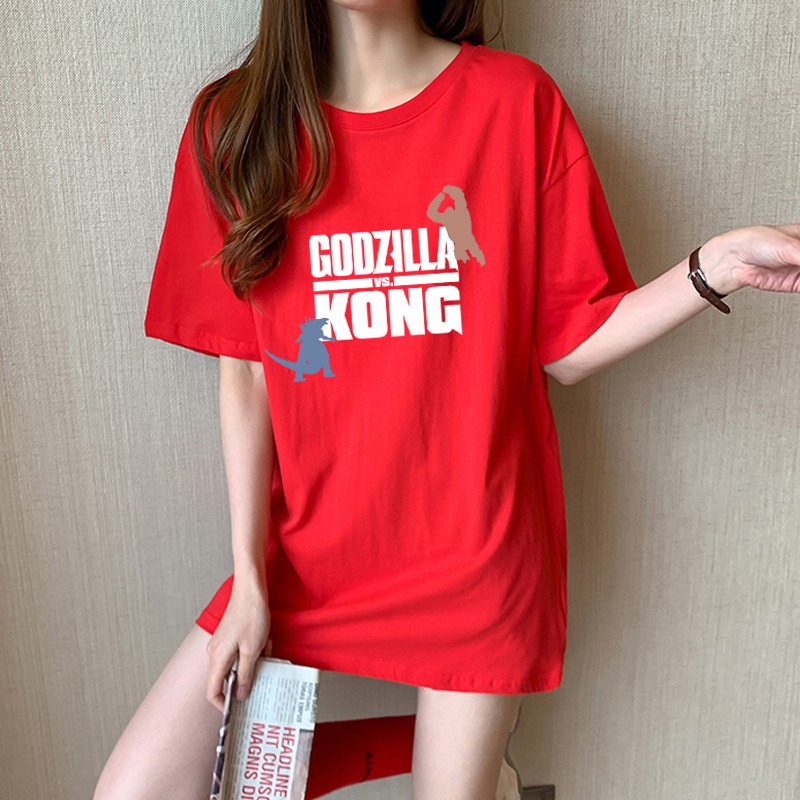 NRVP Áo Thun Ngắn Tay Form Rộng Mẫu 2021 Theo Phong Cách Hàn Quốc Dành Cho Nữ