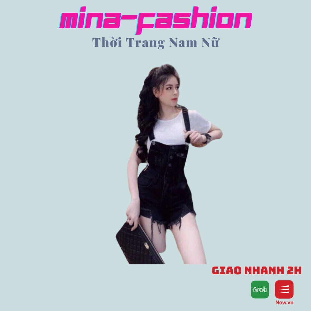 HCMFREESHIP 99K️⚡ Hot Hot Nhất Năm Yếm Quần Nữ YQN02⚡ &lt;--- MIna-fashion