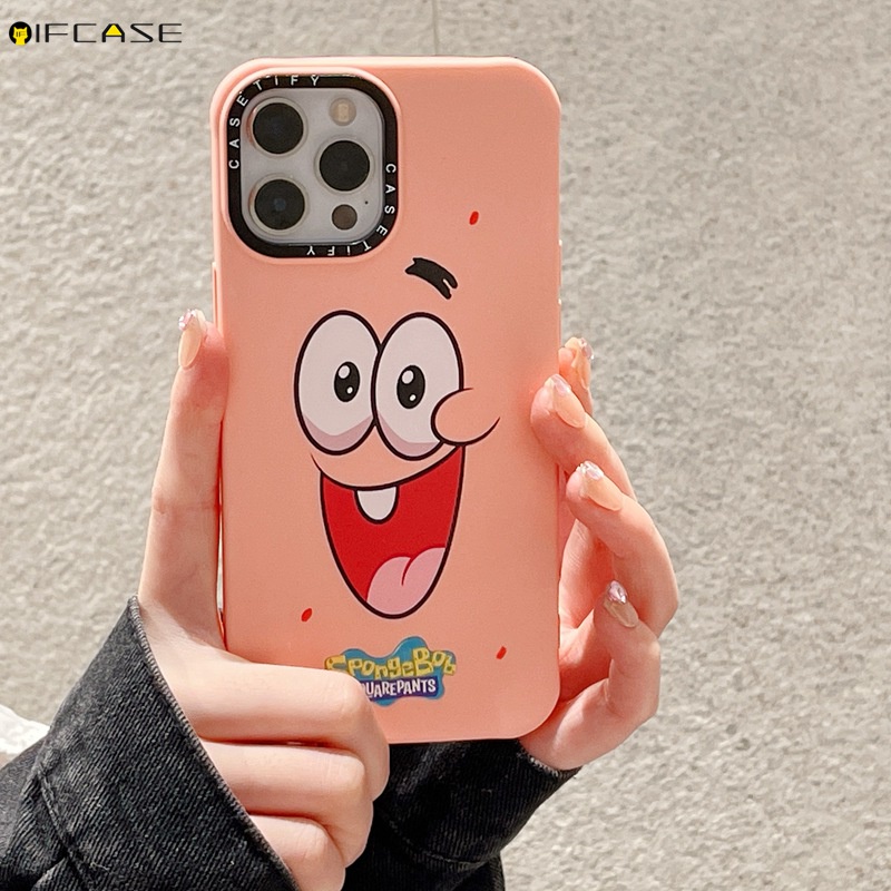 Ốp Điện Thoại Silicon Mềm In Hình SpongeBob Cho iPhone 13 12 11 Pro Max XS Max XR X 7 8 Plus