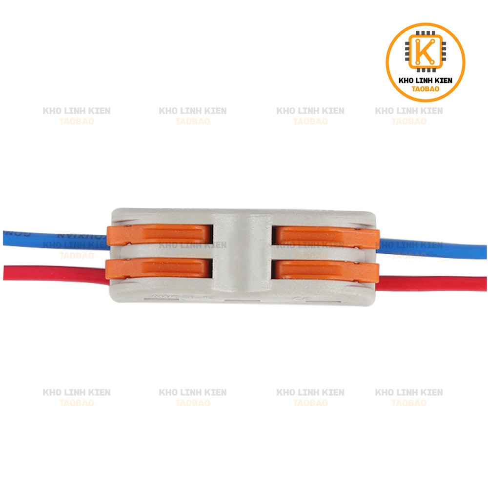Cút nối dây điện nhanh cho dây 0.08-4mm chịu tải 32A 2 Chân, 3 Chân SPL-2, SPL-3