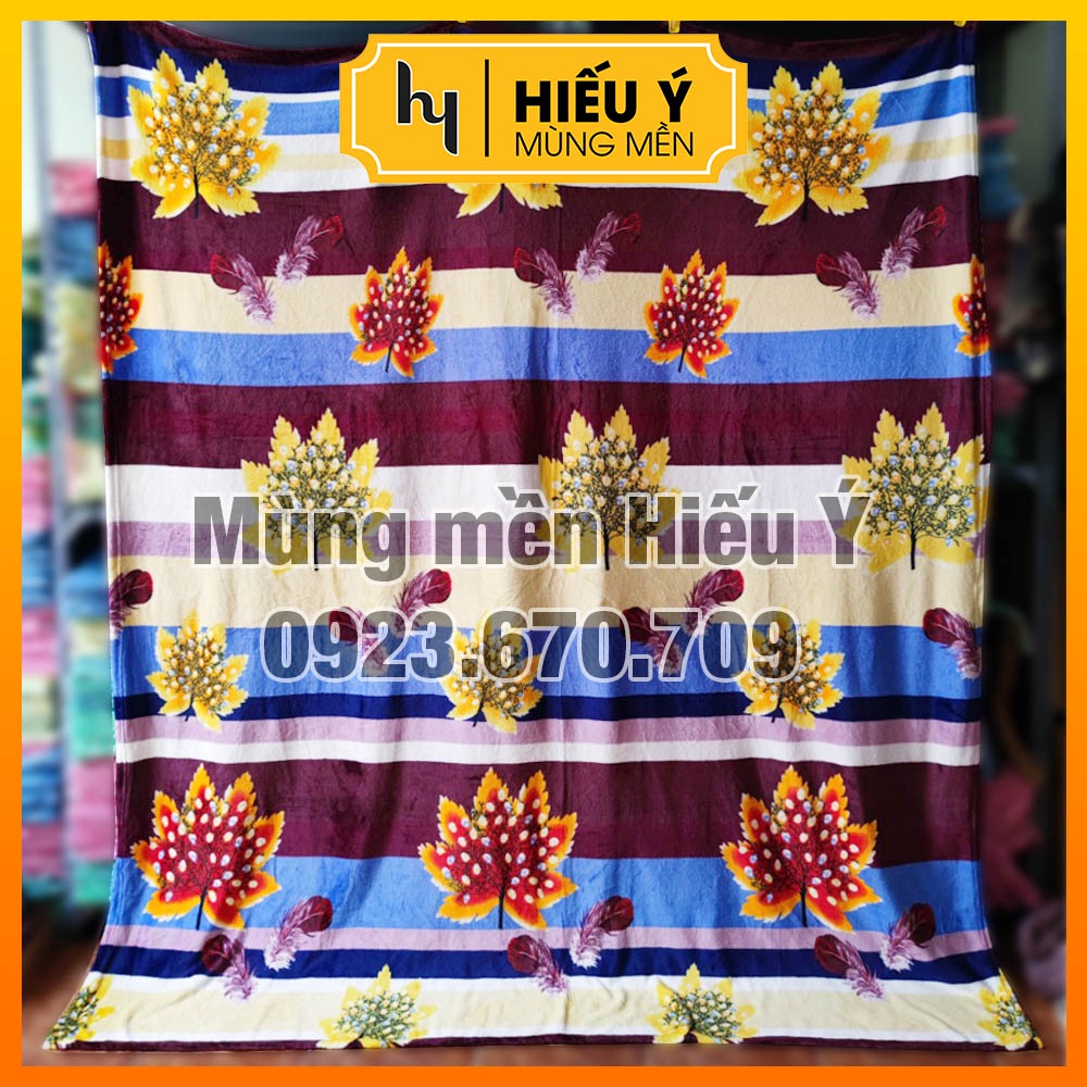 [MỀN ĐẠI] Mền tuyết nhung 2m x 2m3 Hiếu Ý siêu mịn, chăn nhung cỡ lớn, dày dặn - ẢNH THẬT