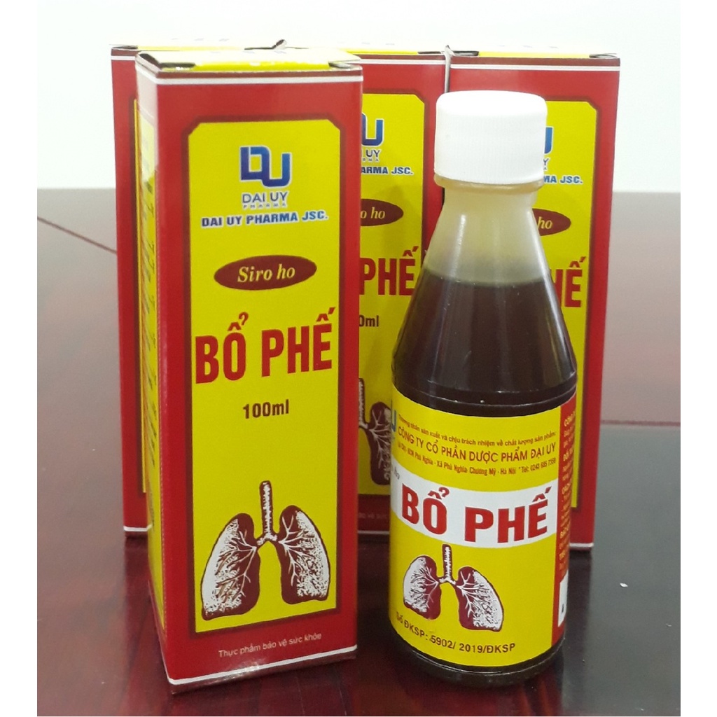 SIRO HO BỔ PHẾ 100ml- Bổ phế, hỗ trợ giảm ho