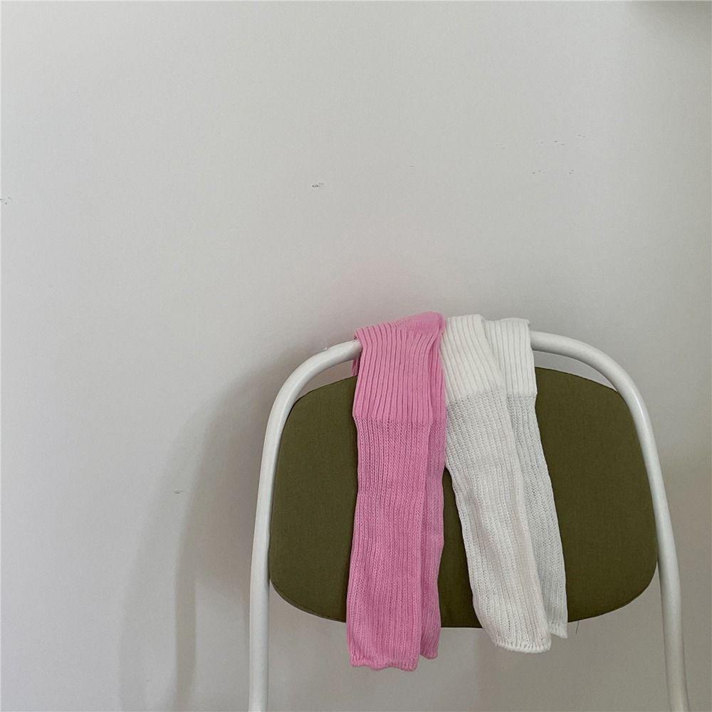 Vớ Cotton Dài Qua Gối Màu Trơn Họa Tiết Kẻ Sọc Thời Trang Phong Cách Nhật Bản Dành Cho Bạn Nữ 1