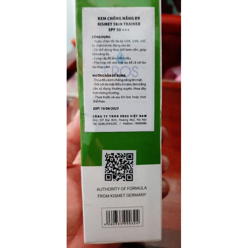 Kem chống nắng Skin train Kismet SPF 50+ | BigBuy360 - bigbuy360.vn