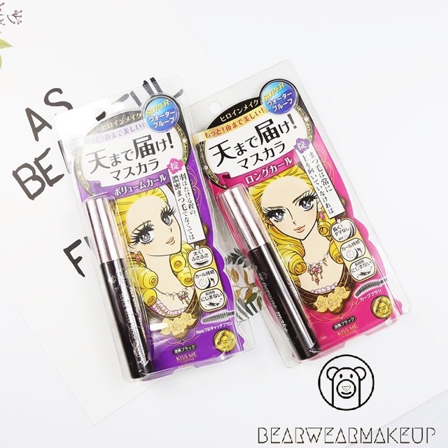 Mascara Kiss Me Nhật Bản siêu dài, dày, cong mi - chuốt mi kiss me | BigBuy360 - bigbuy360.vn