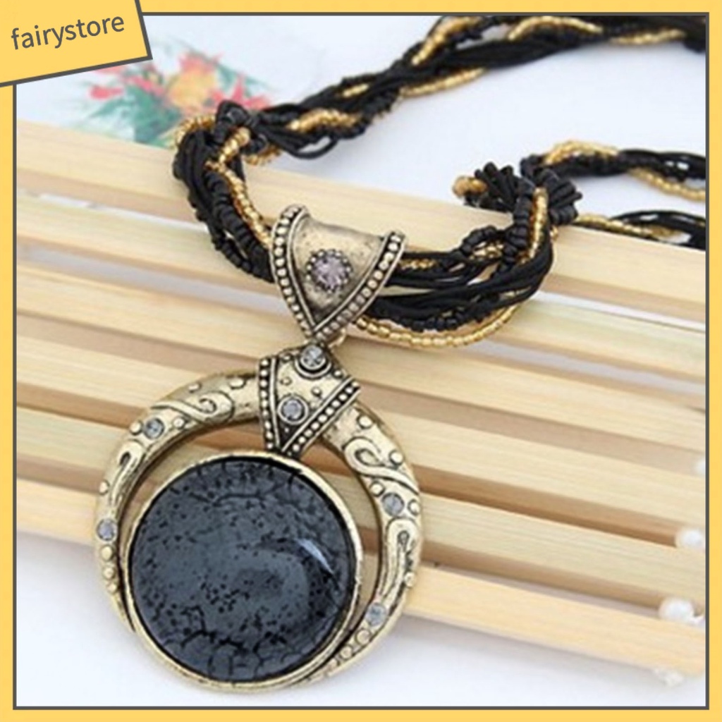 Vòng cổ Phong Cách Dân Tộc Cổ Điển Thân Thiện Với Môi Trường