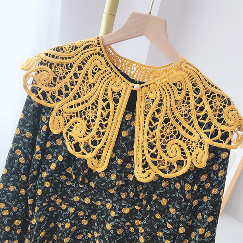 Cổ áo ren hoa giả đính ngọc trai ngọt ngào cho nữ
 | BigBuy360 - bigbuy360.vn