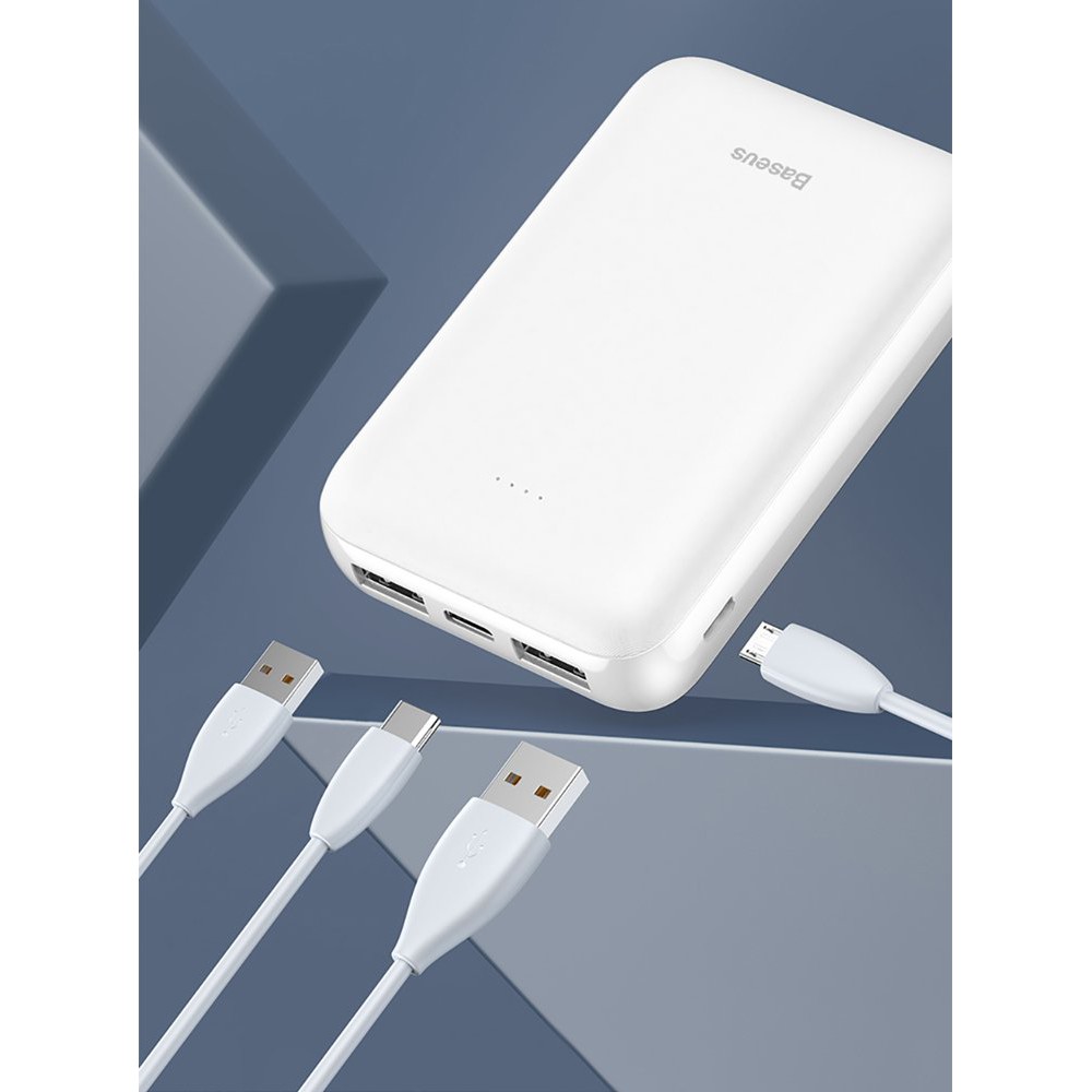 Pin dự phòng siêu nhỏ Mini JA Power Bank 10000mAh cho iPhone/ Smartphone/ Tablet (2 cổng USB)