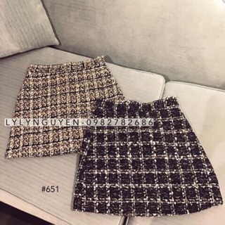 Chân váy dạ quảng châu loại 1 xịn