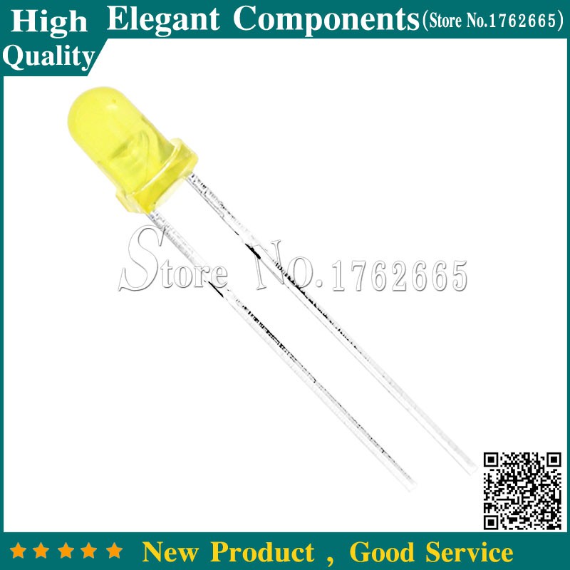 Set 100 Đi Ốt Đèn Led Vàng 3mm Chuyên Dụng | BigBuy360 - bigbuy360.vn