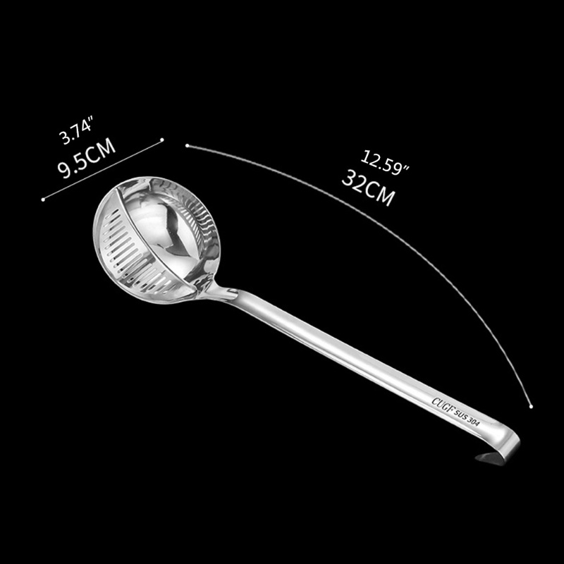 SC Oil Separator SpoonFilter Grease Spoon Colander Spoon Soup Fat Separator Filters