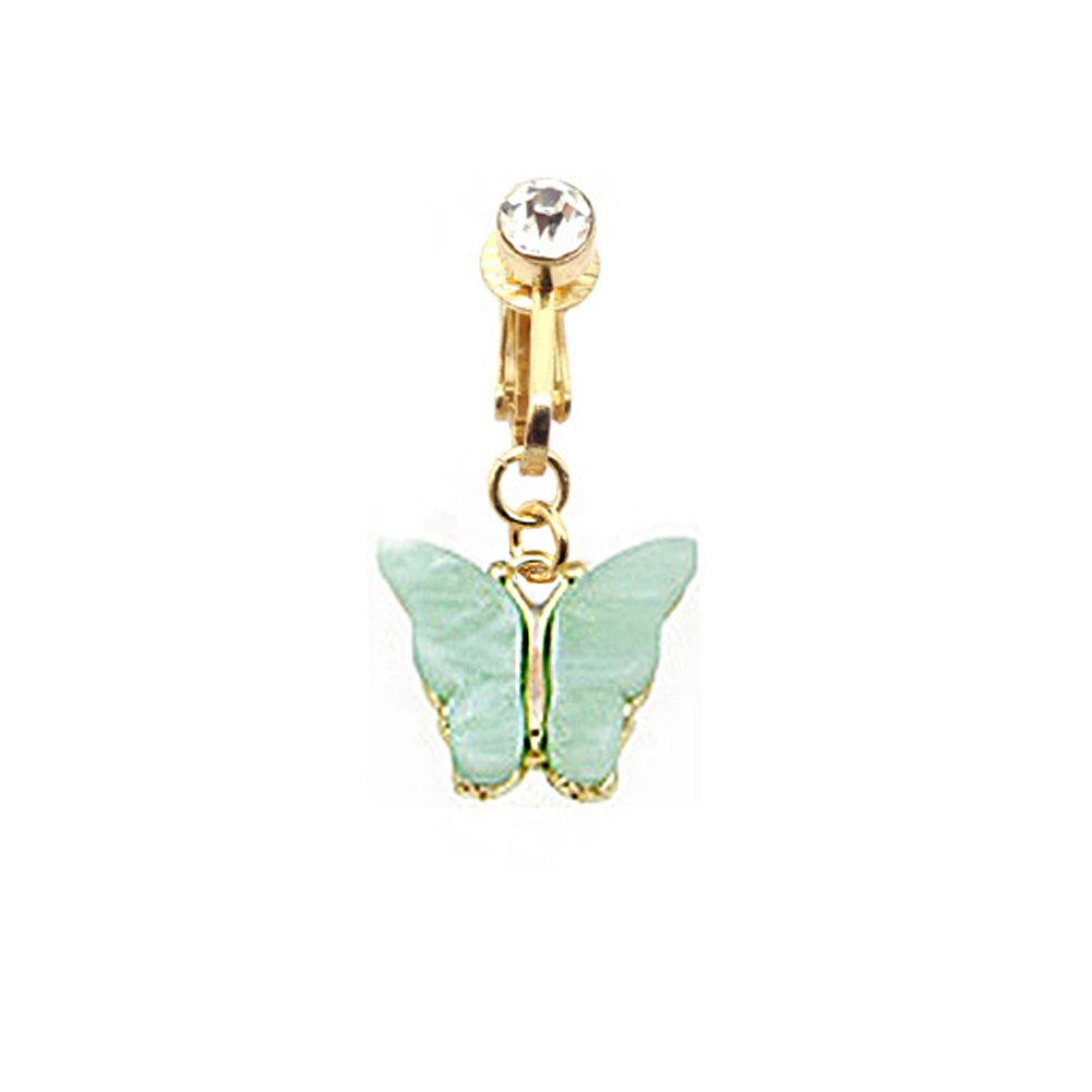 Khuyên Rốn Hình Bướm Đính Đá 14G Quyến Rũ