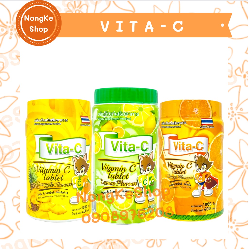 KẸO NGẬM VITA C 1000V THÁI LAN