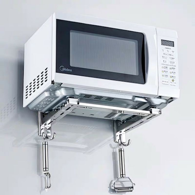 Kệ Để Lò Vi Sóng , Giá Đỡ Lò Vi Sóng INOX SUS304 Cao Cấp Treo Tường