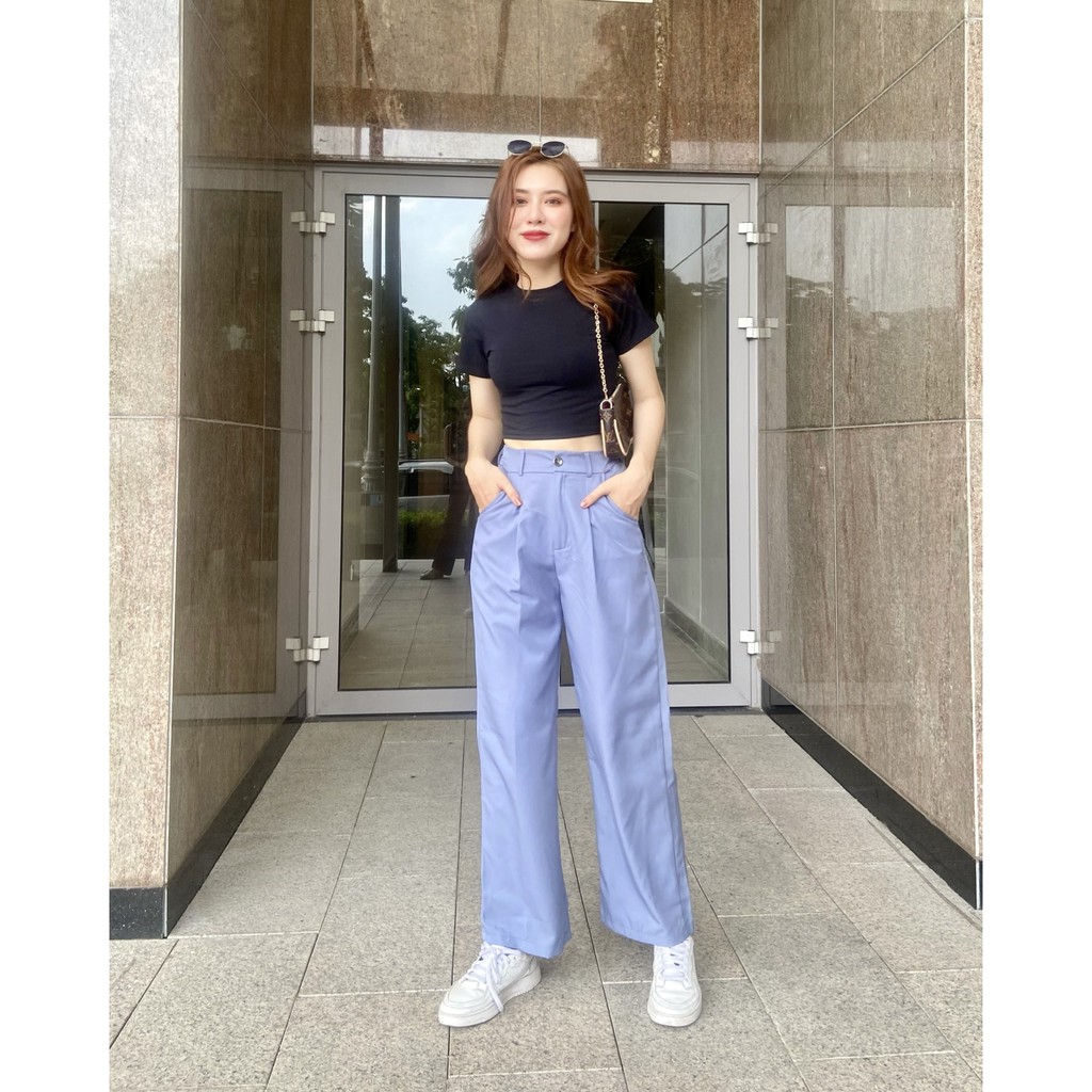 Quần Tây ống Rộng Dài Tôn Dáng, Mặc Lên Tôn Dáng Cho Các Chị Em | BigBuy360 - bigbuy360.vn