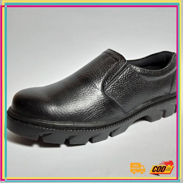 Giày Slip On Da Thật An Toàn Có Size Lớn 37 38 39 40 41 42 43 44 45 / (702)