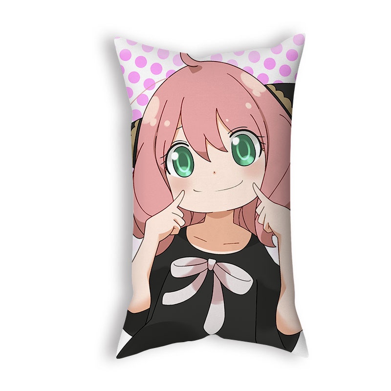 Vỏ Gối Vuông 50*30cm In Hình Phong Cách Anime Độc Đáo