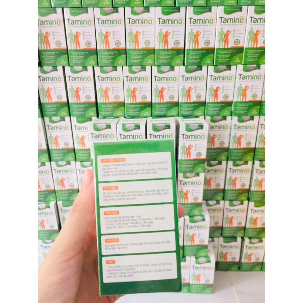 Tăng cân TAMINO dùng cho người 5 tuổi trở lên- hộp 30v