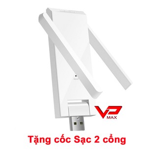 Kích sóng Wifi Mercury repeater MW301RE tặng cốc sạc 2 cổng