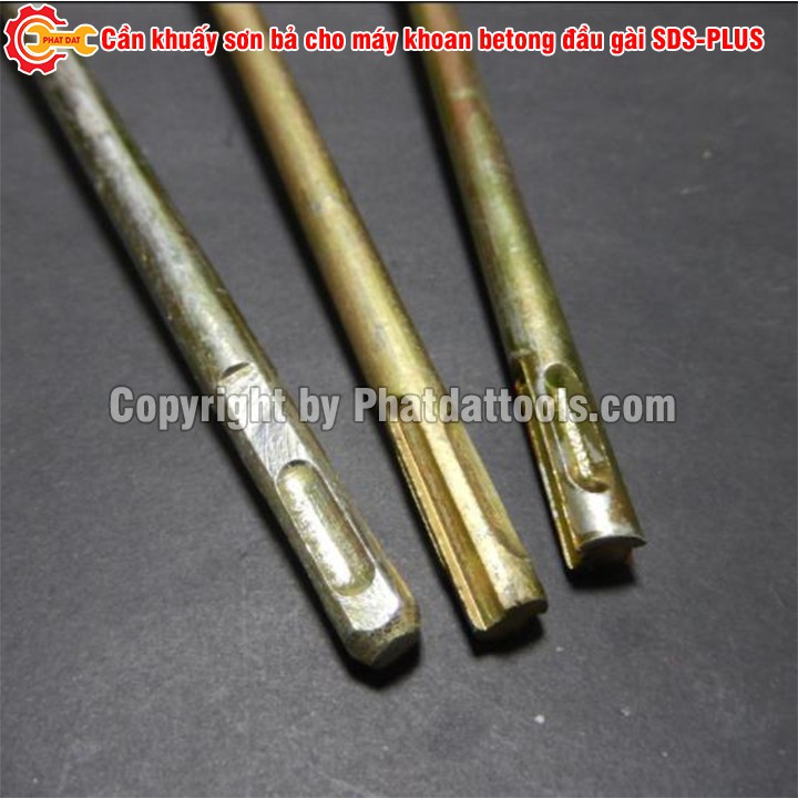 Cần khuấy sơn bả cho máy khoan betong đầu gài SDS-Plus-Mũi khuấy sơn lắp cho máy khoan betong