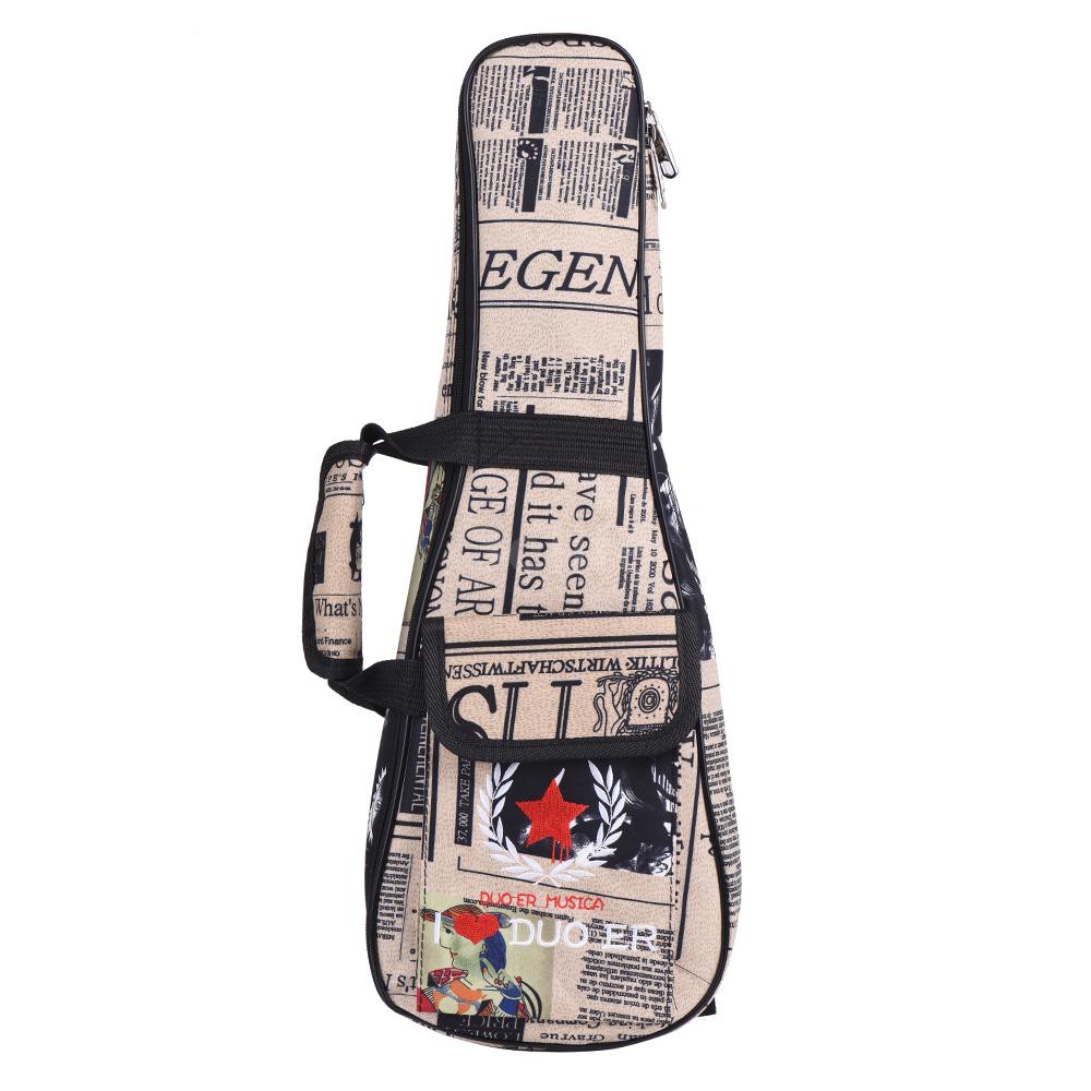 Túi đựng bảo vệ đàn Ukulele 53.34 cm có dây đeo vai tiện lợi họa tiết hợp thời trang