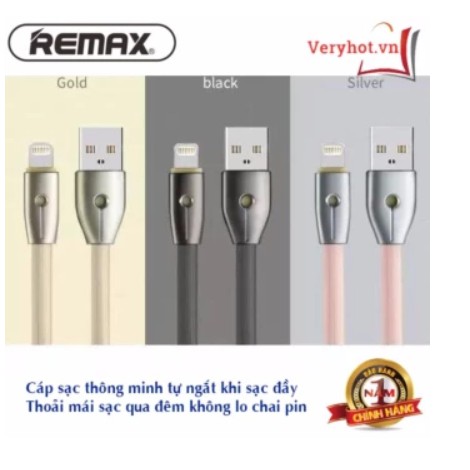 Cáp sạc thông minh tự ngắt khi sạc đầy cho iPhone và iPad REMAX RC-043I