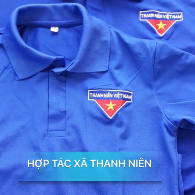 ÁO THUN ĐOÀN THANH NIÊN (vải cá sấu Poly mát, không xù)