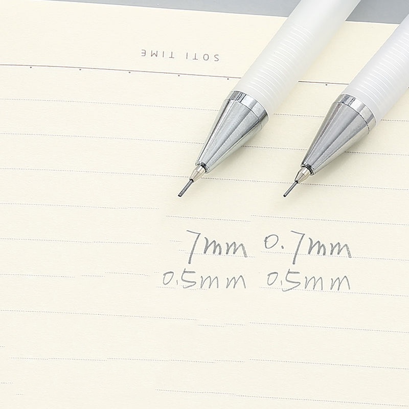 Bút chì bấm 2B ngòi 0.5mm 0.7mm đầu gắn cục gôm