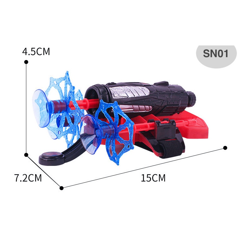 Đồ chơi trẻ em Đồ chơi cho bé Súng bắn tơ Người Nhện và Mặt nạ Người Nhện Siêu Anh Hùng