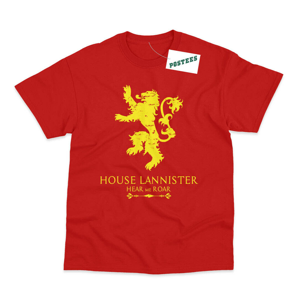 ZZH House Lannister Inspired By Game Of Thrones Printed T-Shirts