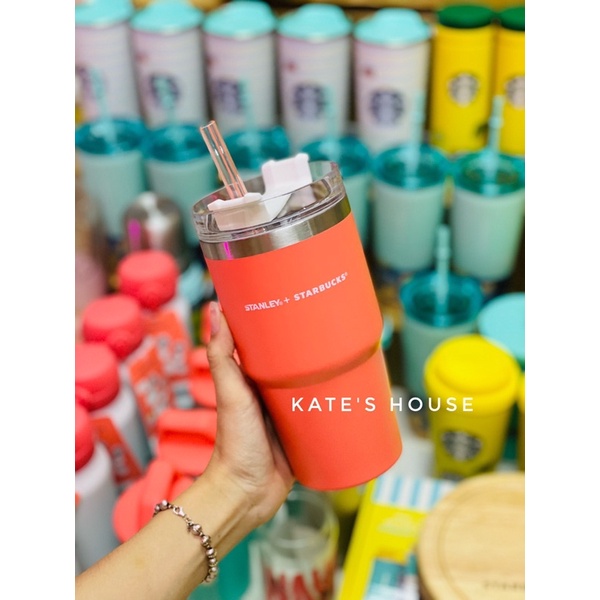 Ly giữ nhiệt Starbucks Stanley bình giữ nhiệt dung tích 473ml 591ml 880ml