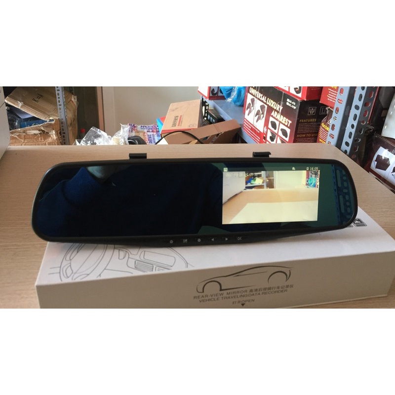 Camera hành trình oto dạng gương full HD không có camera lùi