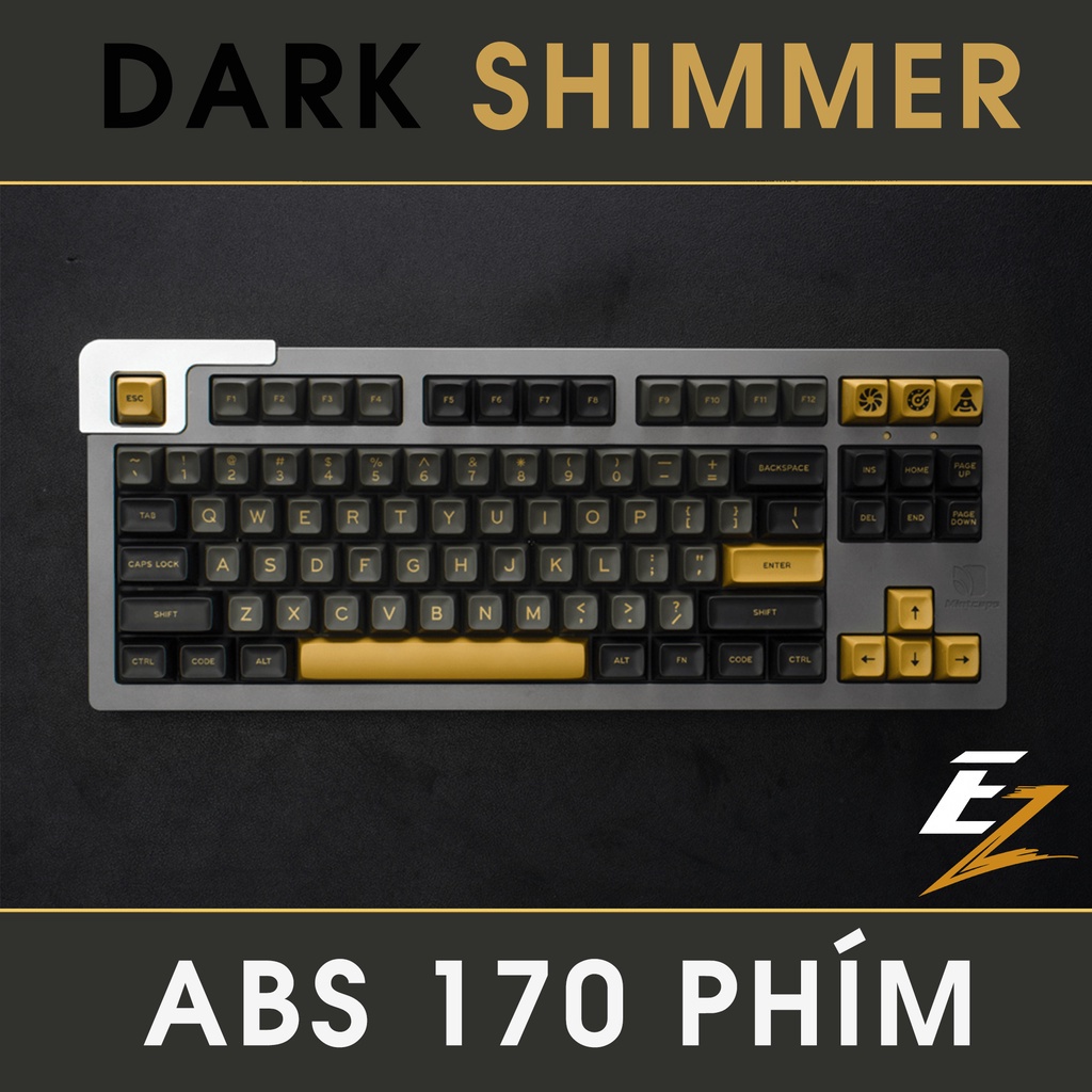 Keycap Cho Bàn Phím Cơ Aifei Shimmer SA Profile ABS 170 Phím 88PC