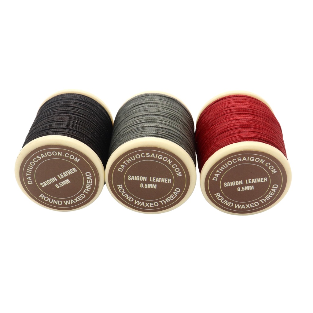 Chỉ may đồ da handmade 0.5mm màu xám lông chuột thương hiệu Da Thuộc Sài Gòn