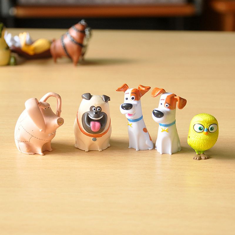 Set 14 Mô Hình Nhân Vật Đồ Chơi Độc Đáo Trong Phim Hoạt Hình &quot;The Secret Life Of Pets&quot;