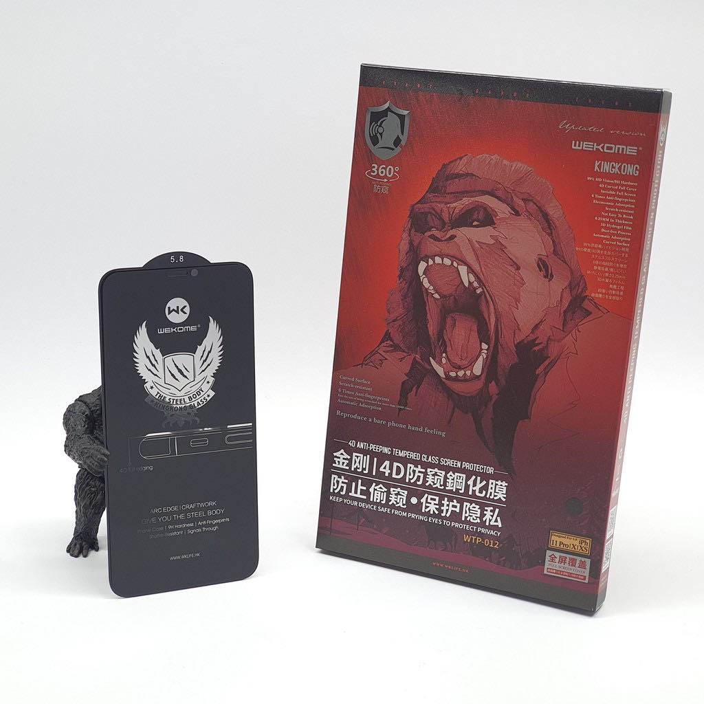 Kính Chống Nhìn Trộm King Kong WkDesign cho iphone 7Plus/8Plus/X/XsMax/11ProMax/12ProMax/13/13Pro/13ProMax