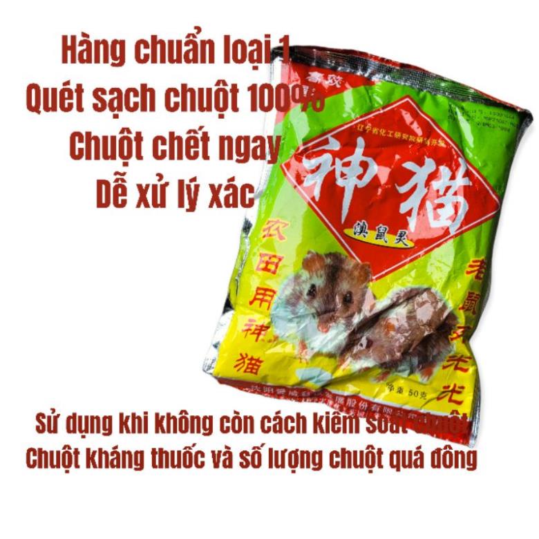 Gói thuốc bả chuột nội địa Trung chuột chết ngay sau 5 phút siêu hiệu quả.